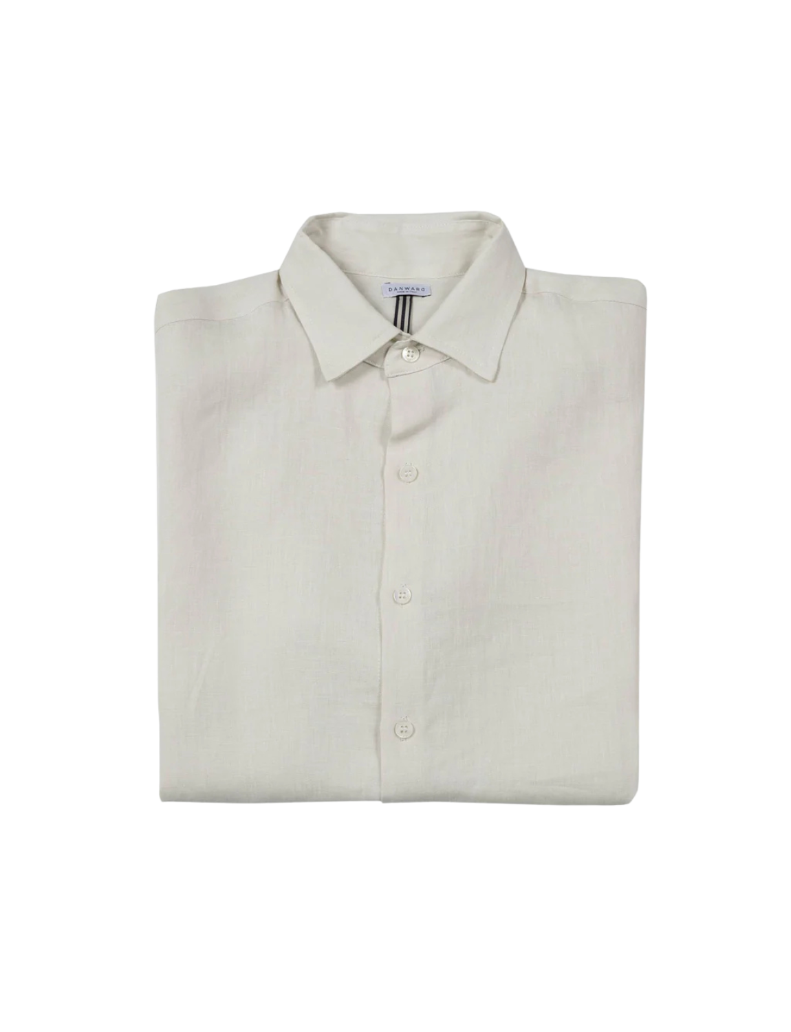 Ivory Linen Long Sleeve Shirt