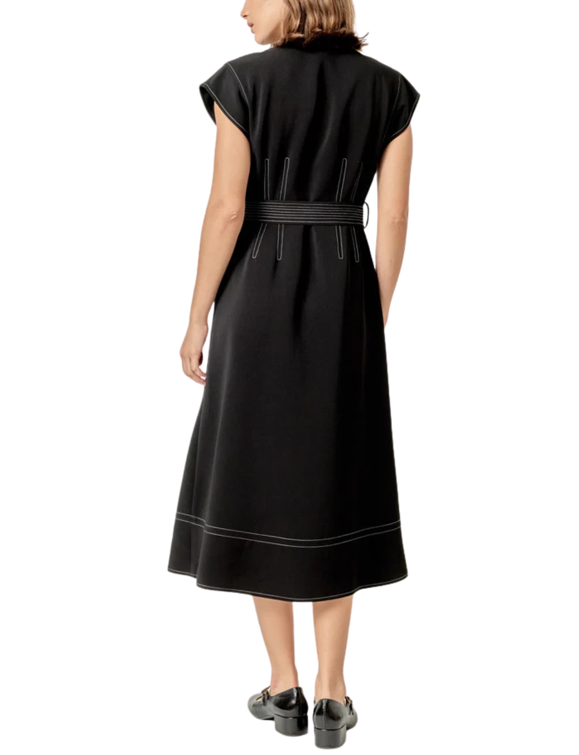 Modern Structure Midi Dress