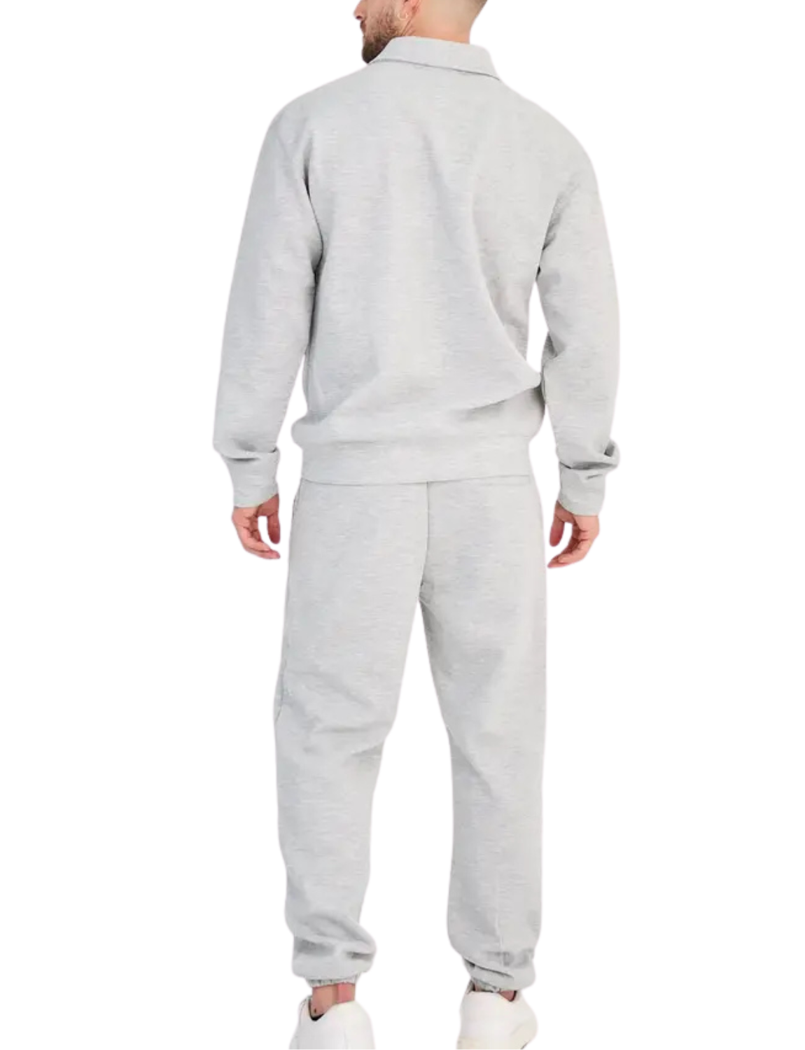 Chic Heather Gray Polo Set