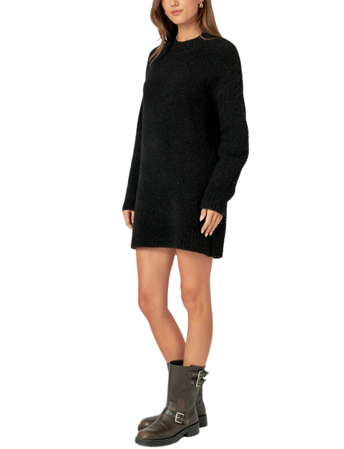 Cozy Round Sweater Dress