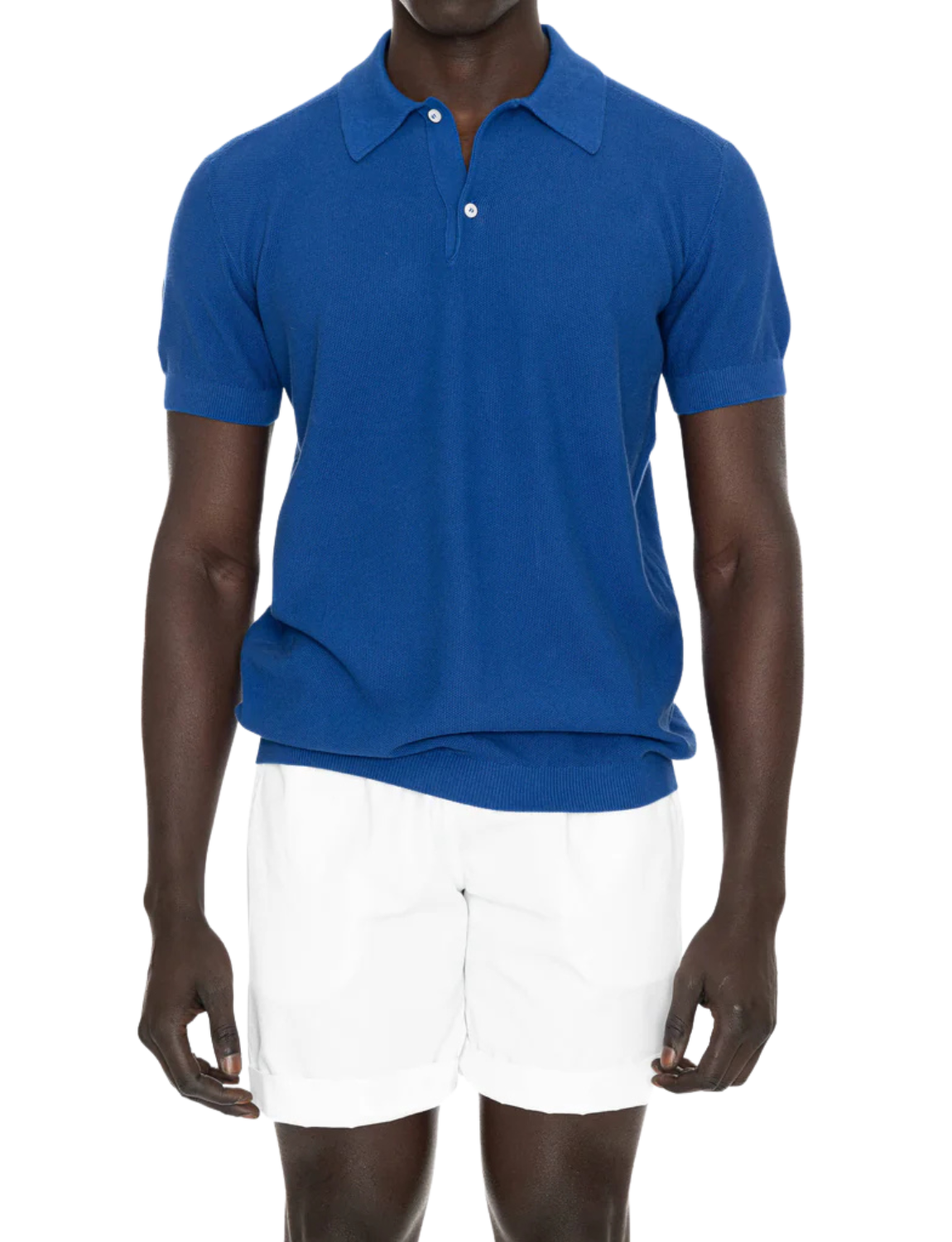 2 Button Cotton Polo - Punto Rizo