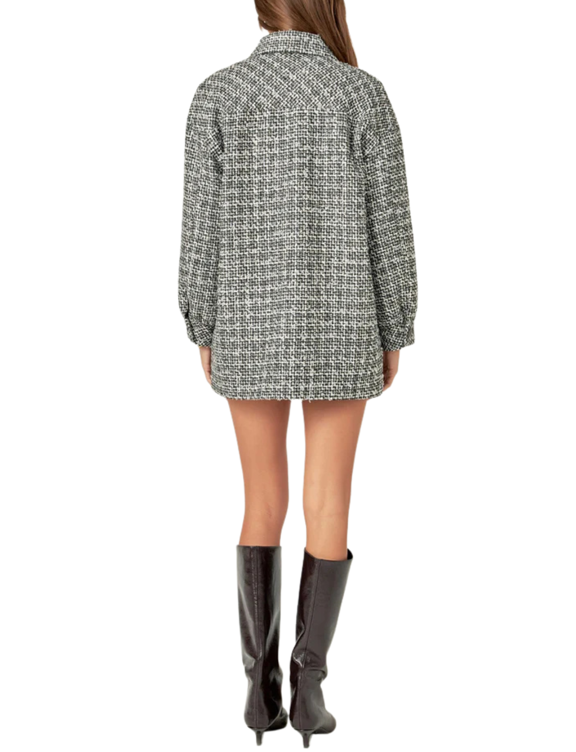 Tweed Shirt Jacket