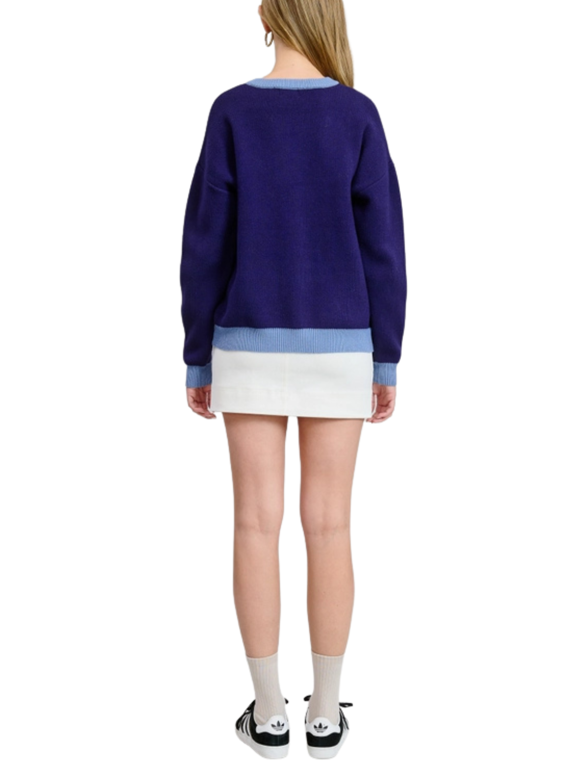 Flat White Schnauzer Pullover Sweater