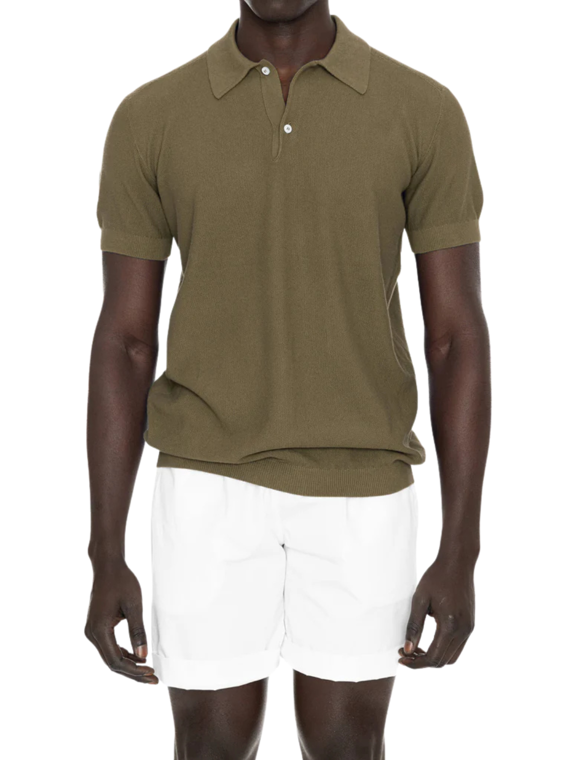 2 Button Cotton Polo - Punto Rize