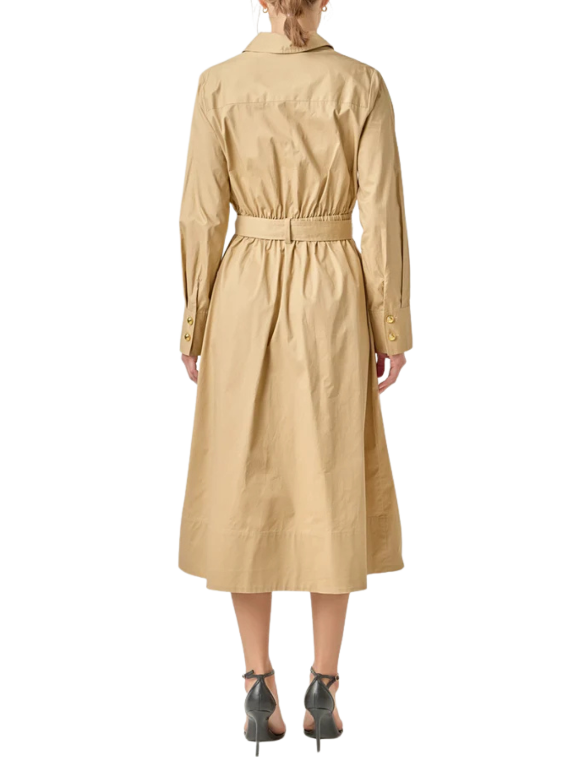 Modern Classic Tie-Waist Dress