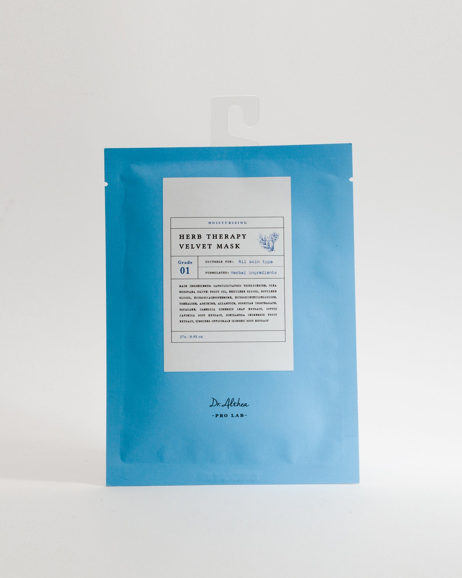 Dr.Althea Herb Therapy Velvet Mask - 1 Pack of 10 Sheets