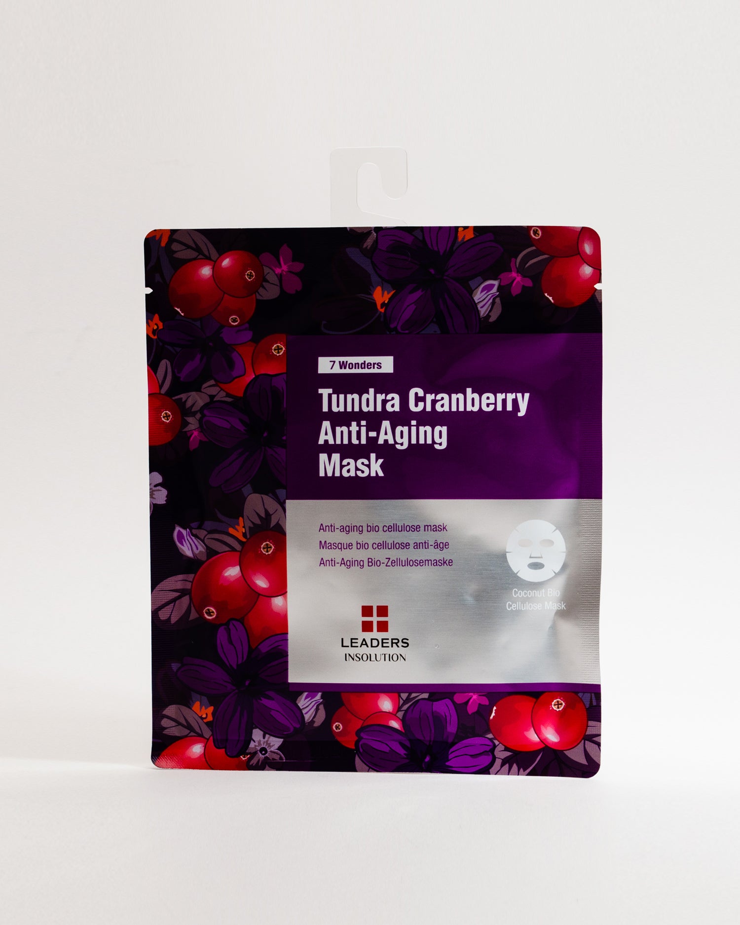 Leaders 7 WONDERS TUNDRA CRANBERRY ANTI-AGING MASK SHEET