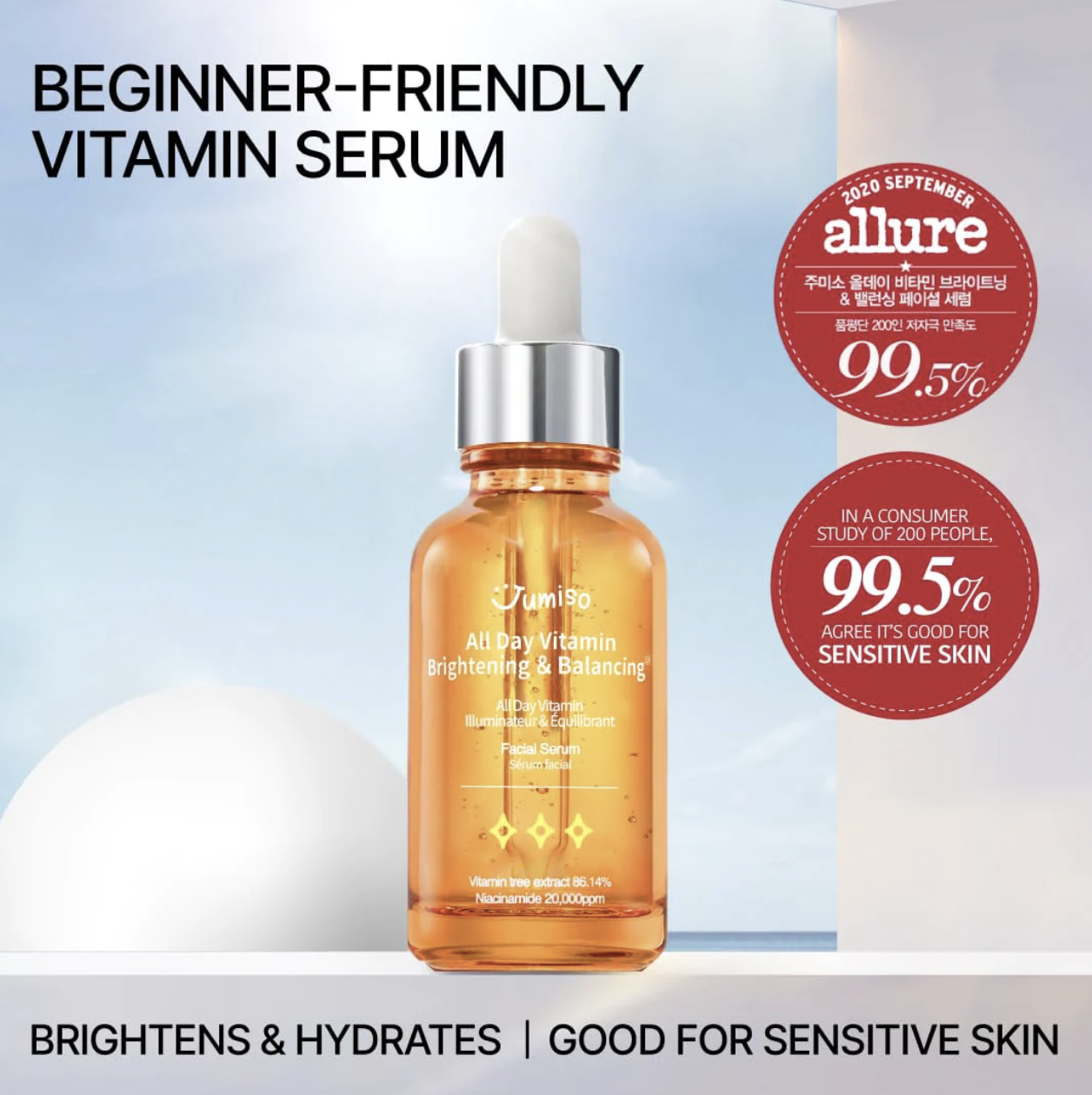 Jumiso All Day Vitamin Brightening & Balancing Facial Serum