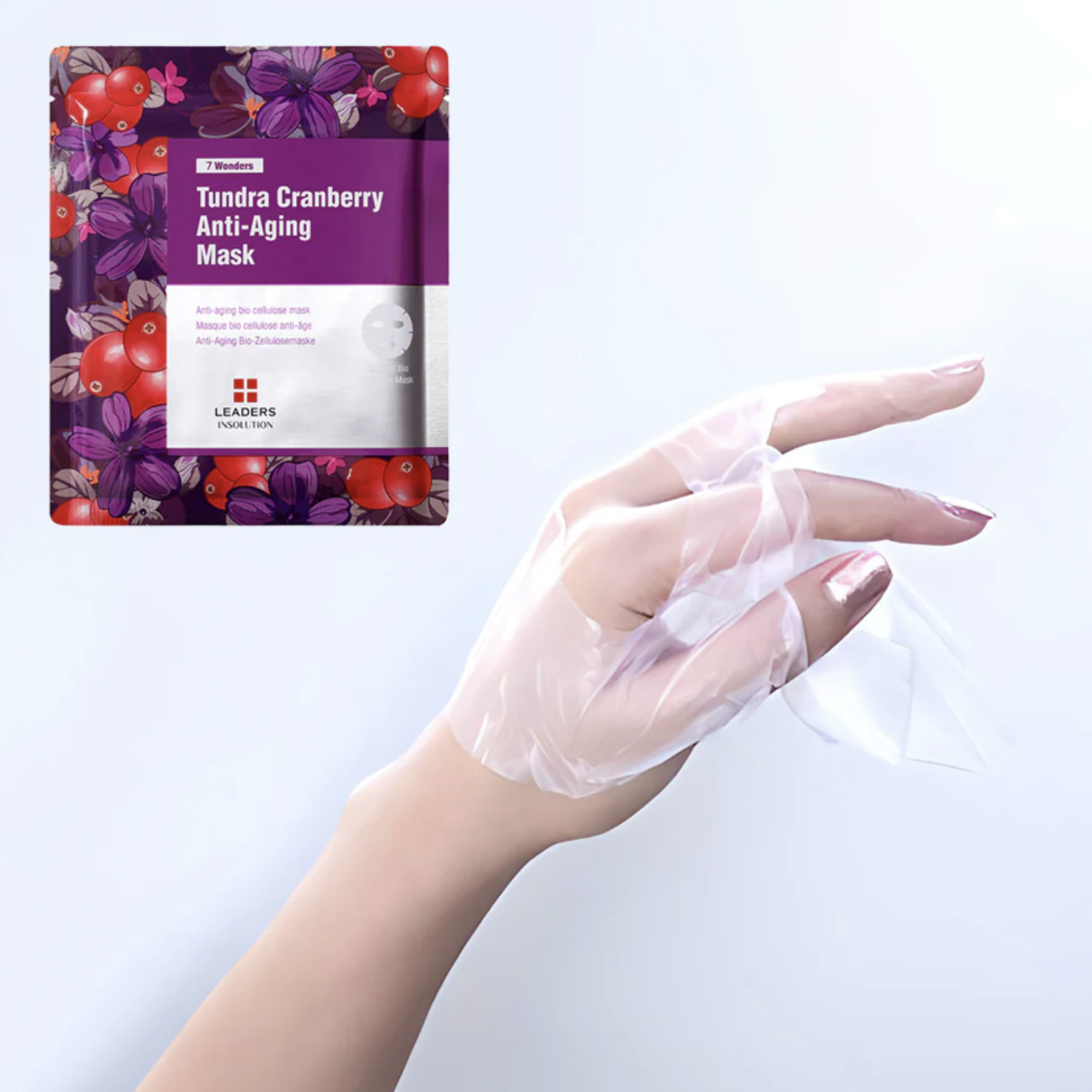 Leaders 7 WONDERS TUNDRA CRANBERRY ANTI-AGING MASK SHEET