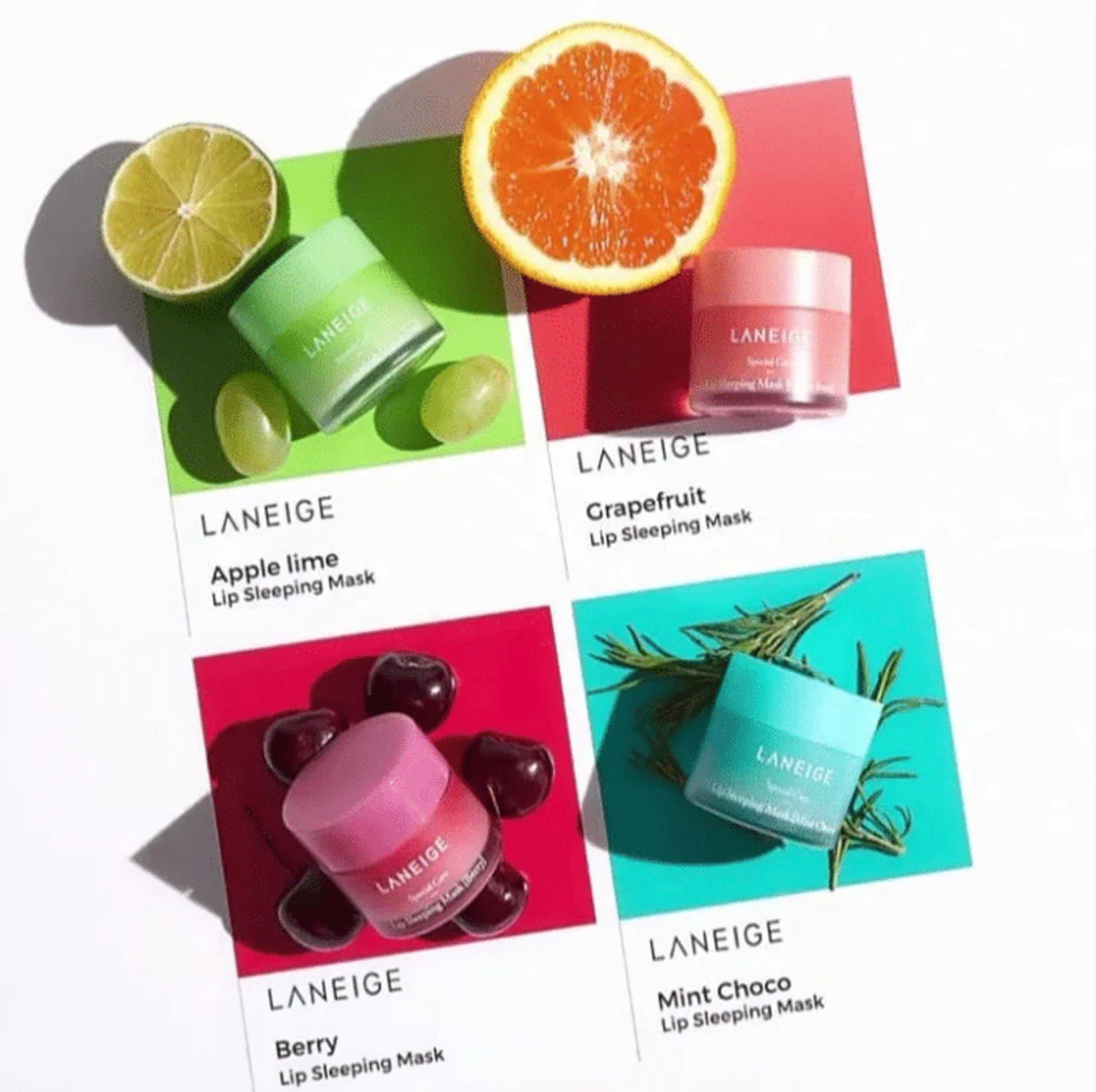 LANEIGE Lip Sleeping Mask EX, Apple Lime, 20g