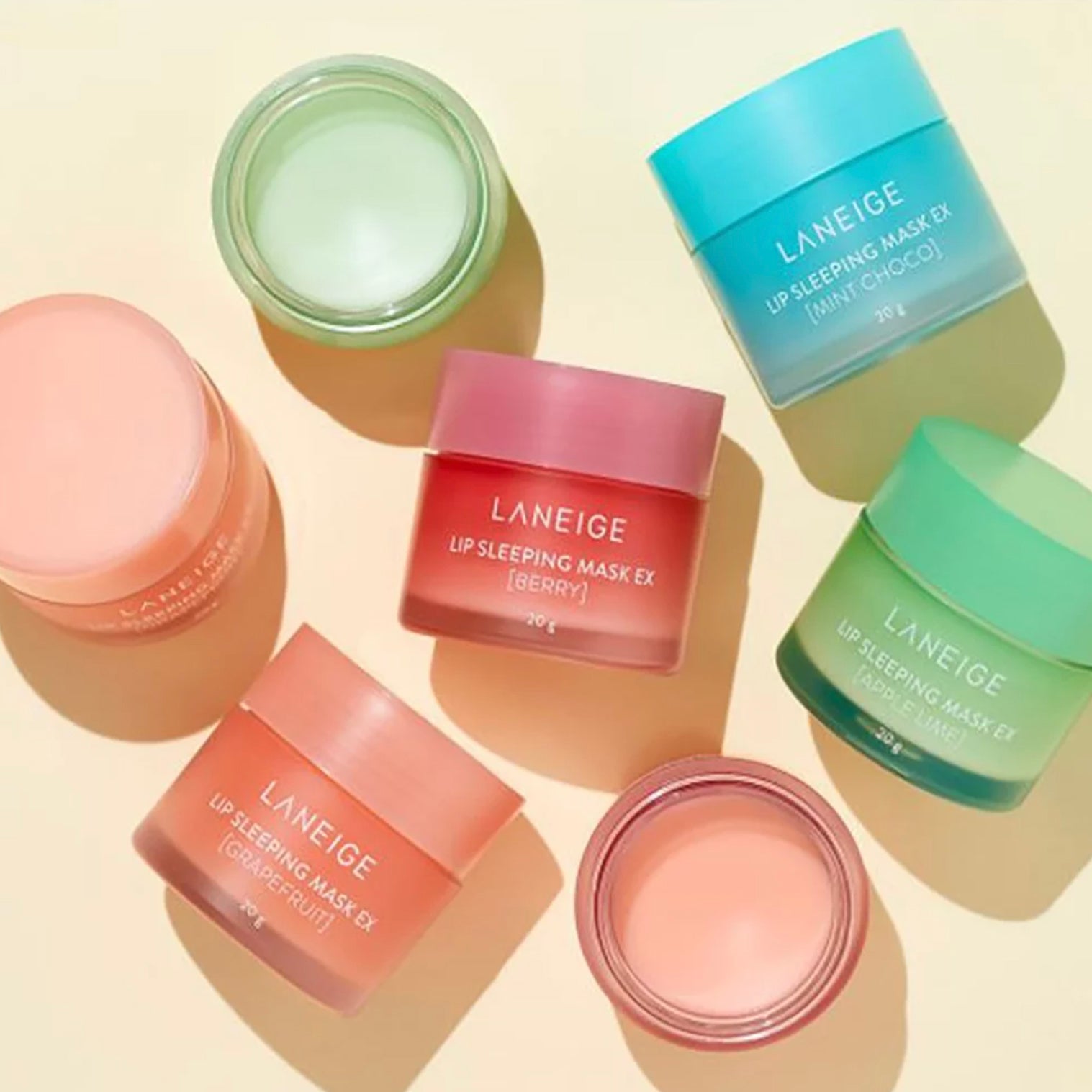 LANEIGE Lip Sleeping Mask EX, Apple Lime, 20g