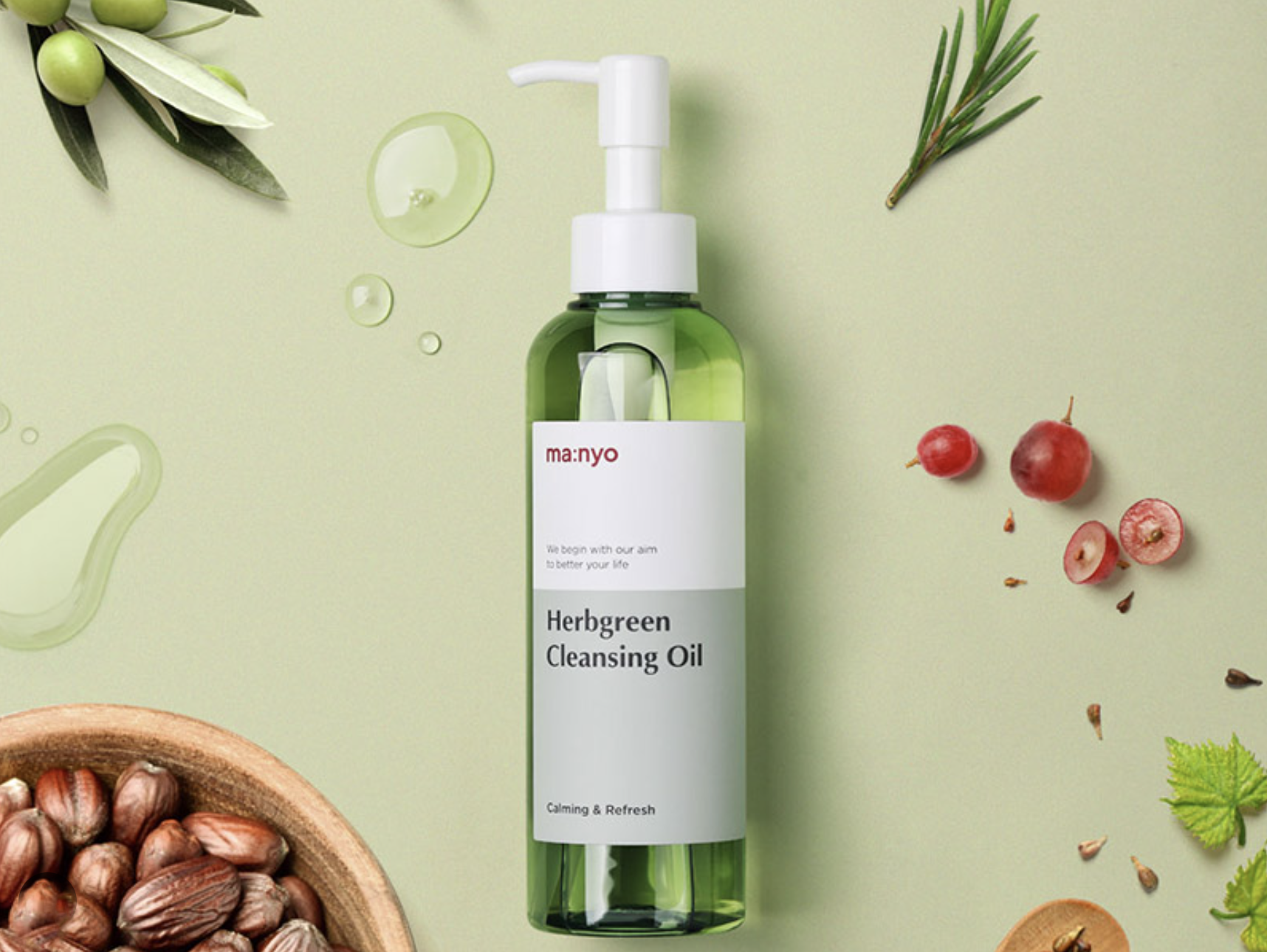 Manyo Herbgreen Cleansing Oil