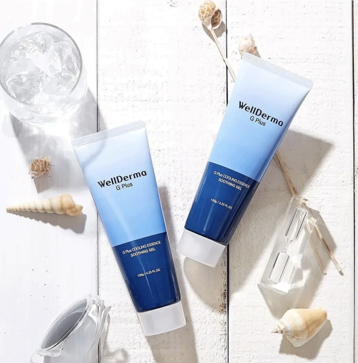 WellDerma G plus cooling essence soothing gel