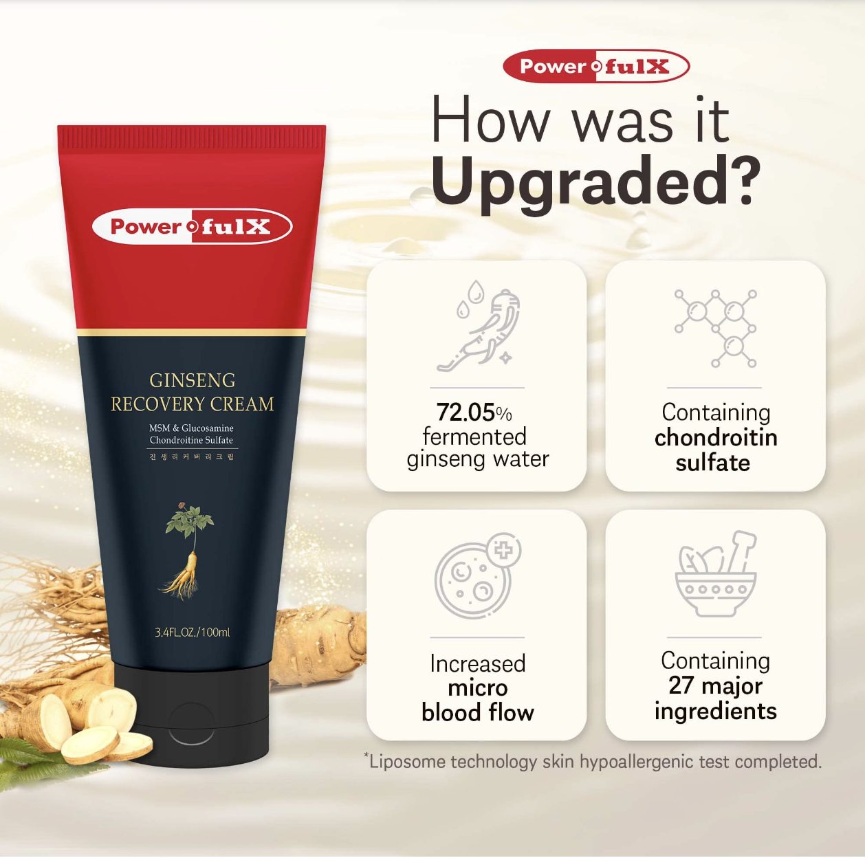 Power of Fulx Ginseng Recovery Cream