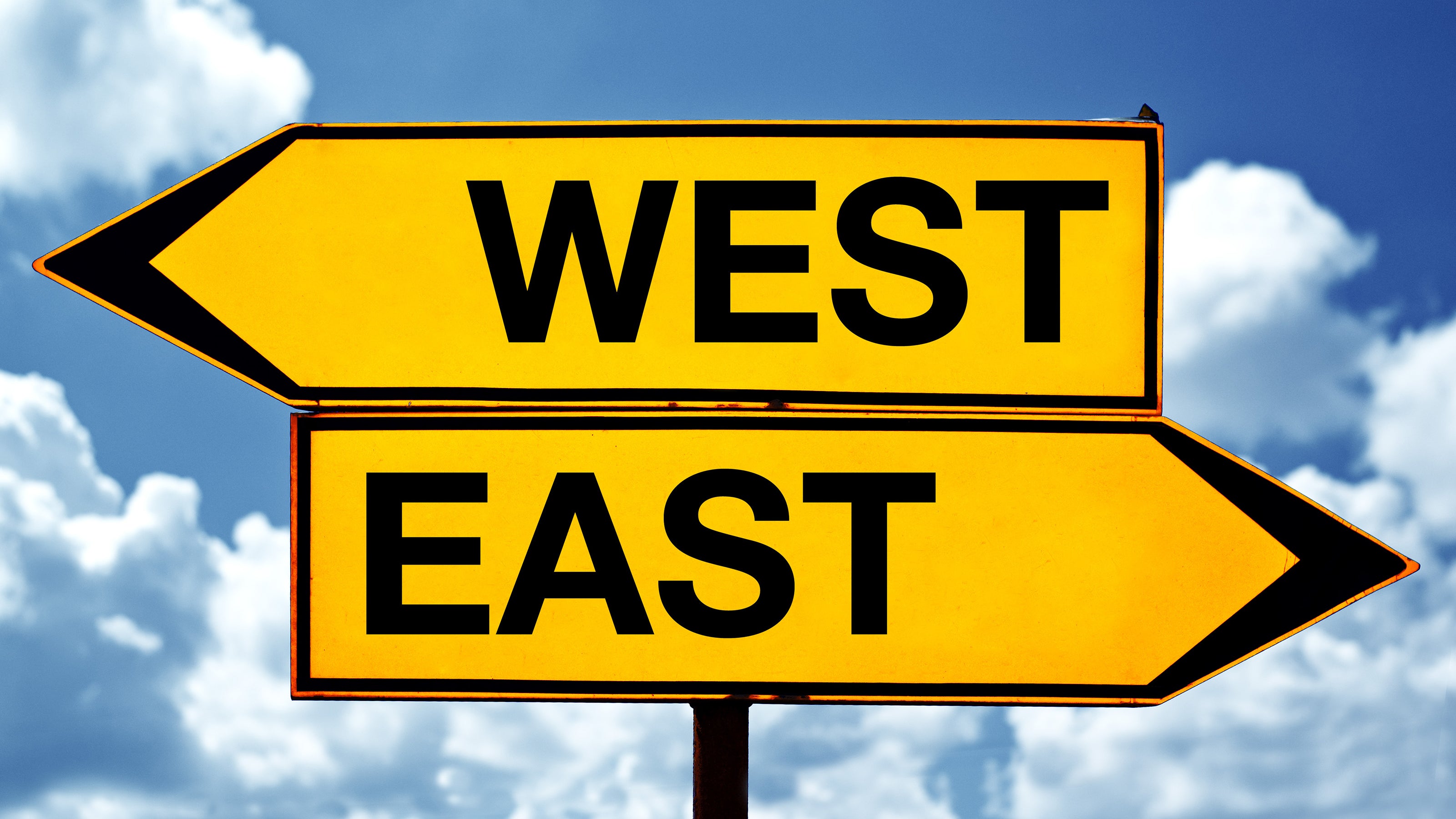 East vs West.