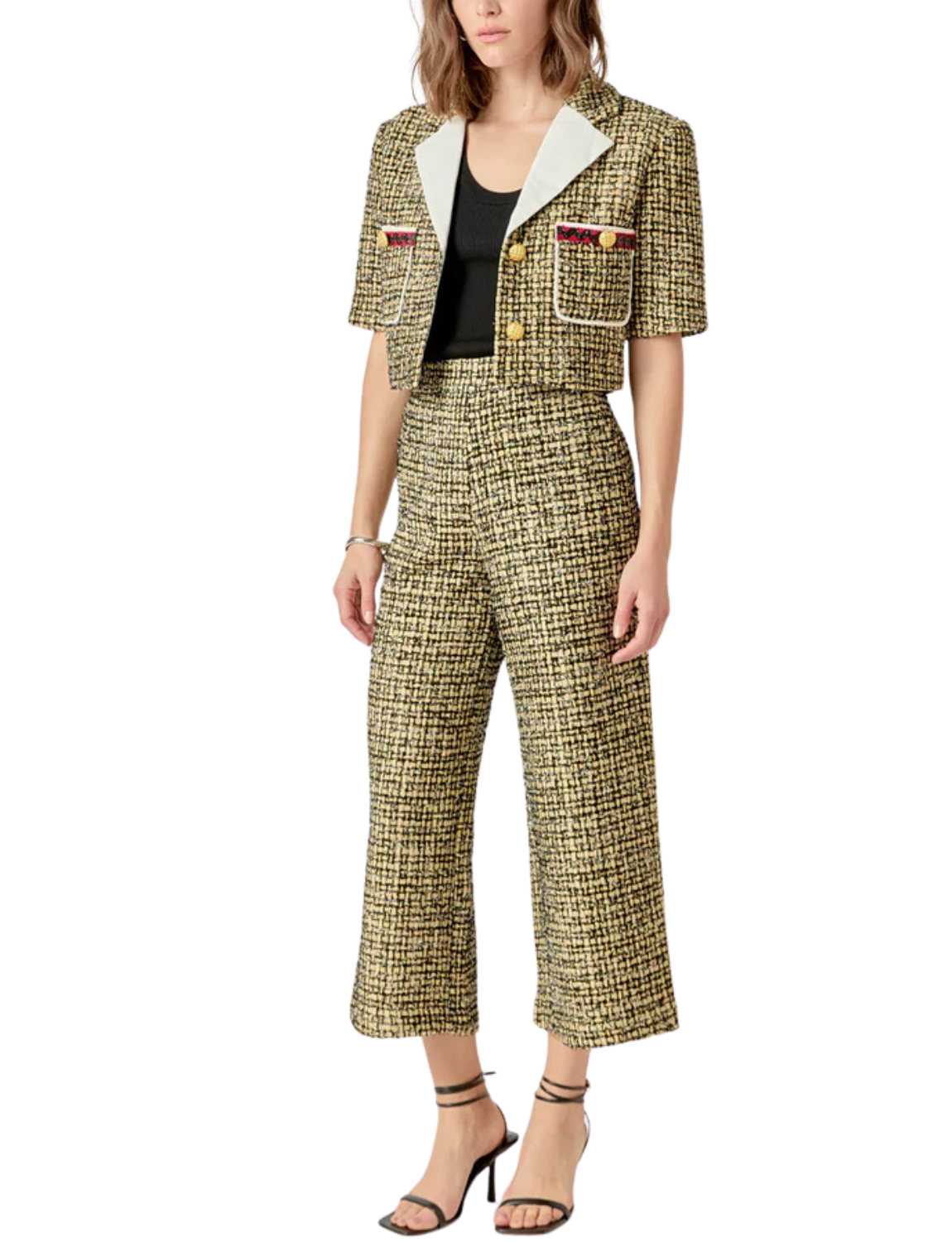 Cropped Tweed Jacket