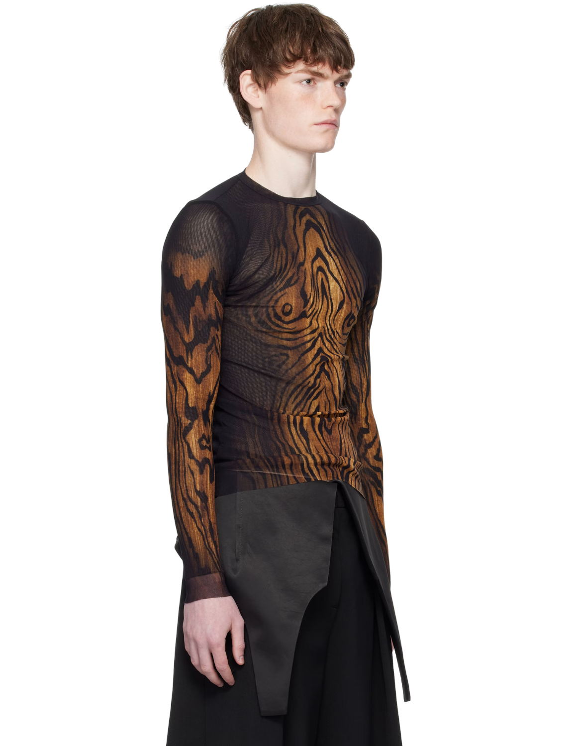 Brown 'The Wood' Top