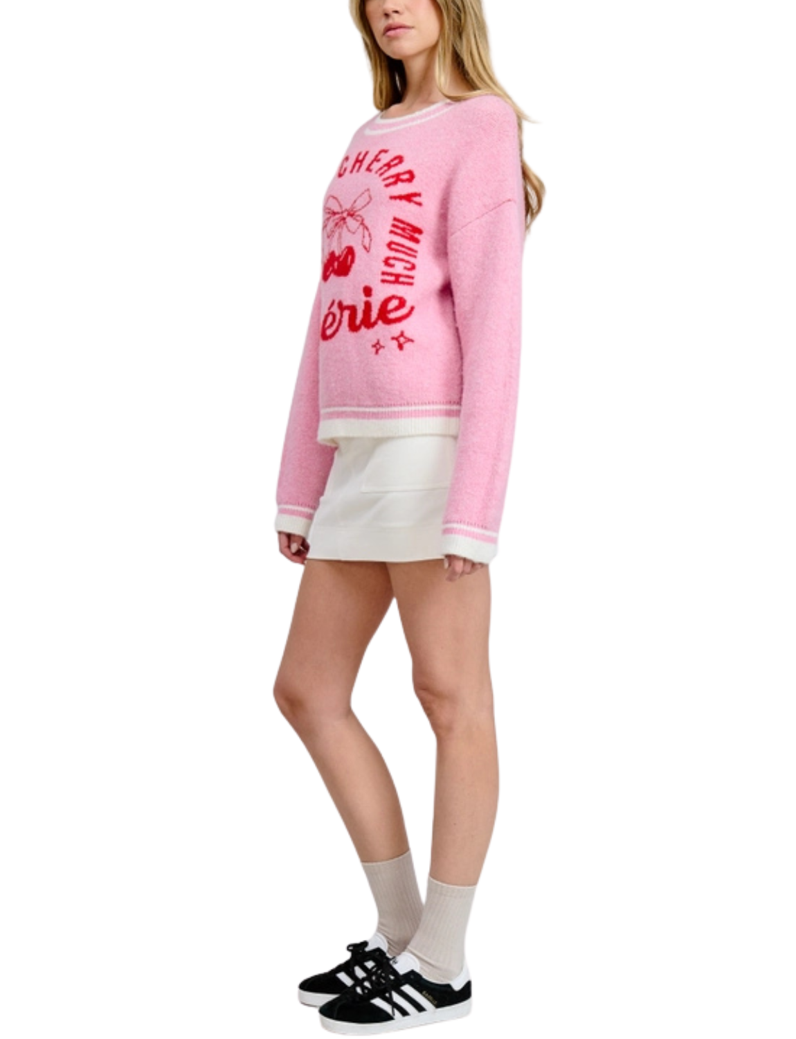 Love You Cherry Much Sweater Top