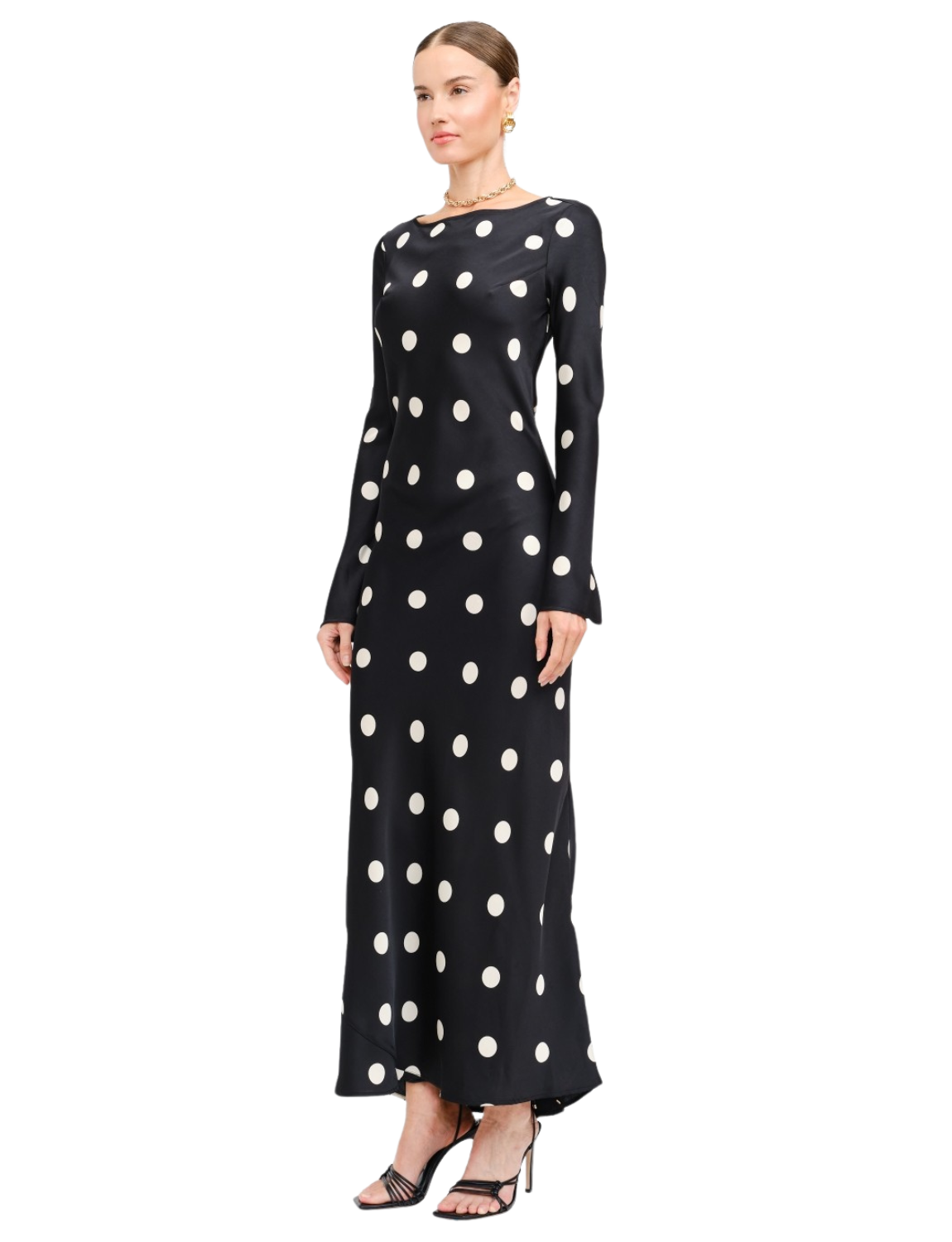 Georgie Black Dot Dress