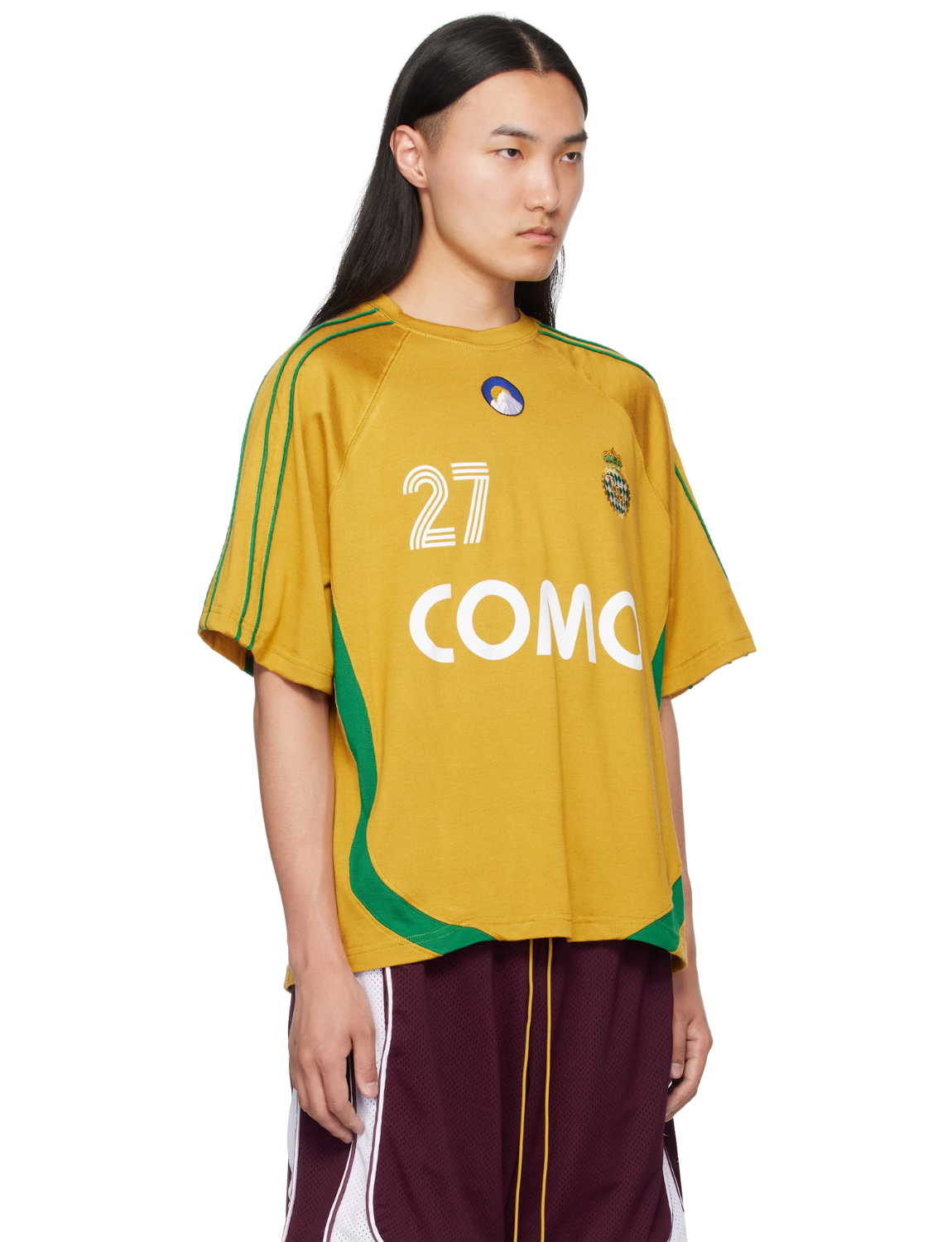 Yellow 'Rhude 27' Jersey