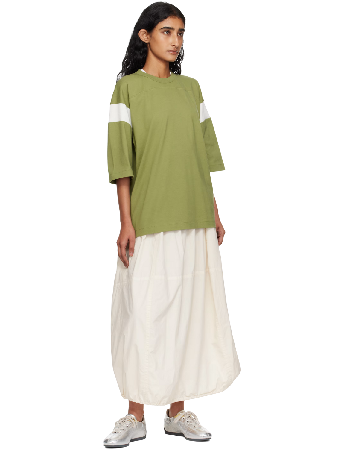 Off-White Parachute Midi Skirt