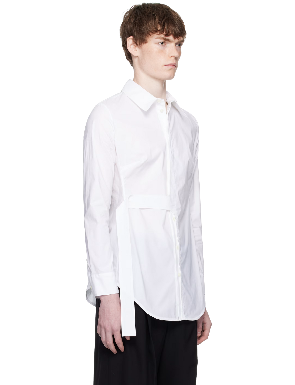 White Strap Shirt