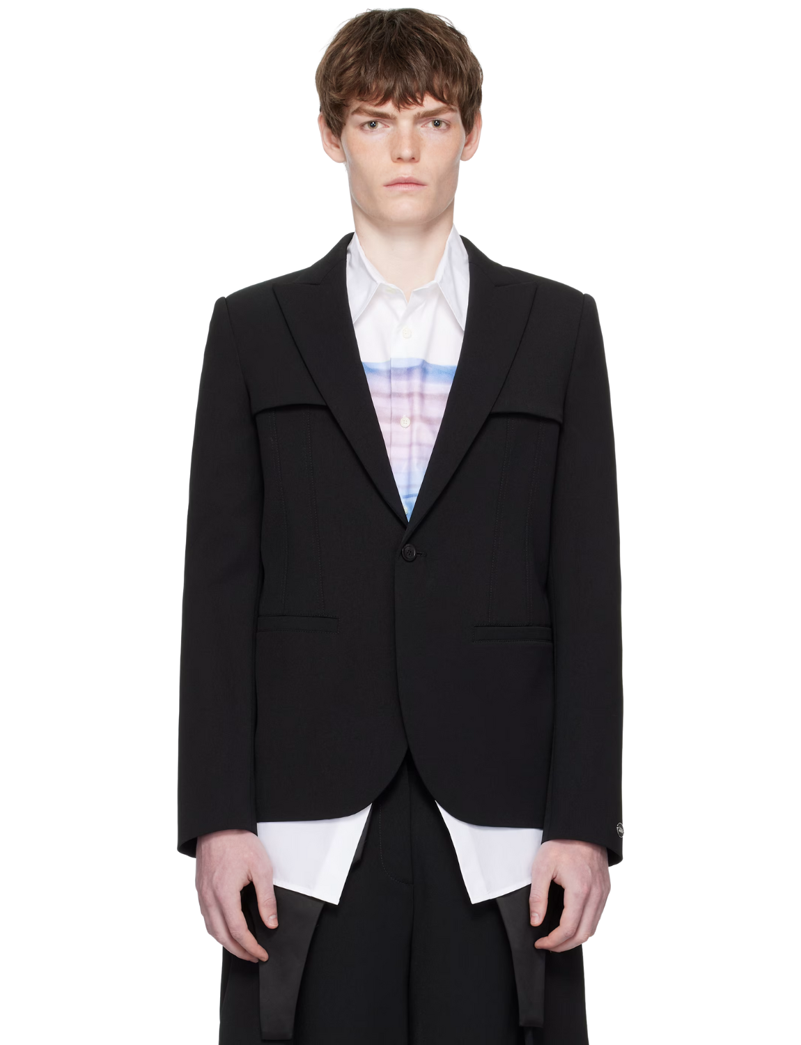 Black Twill Blazer
