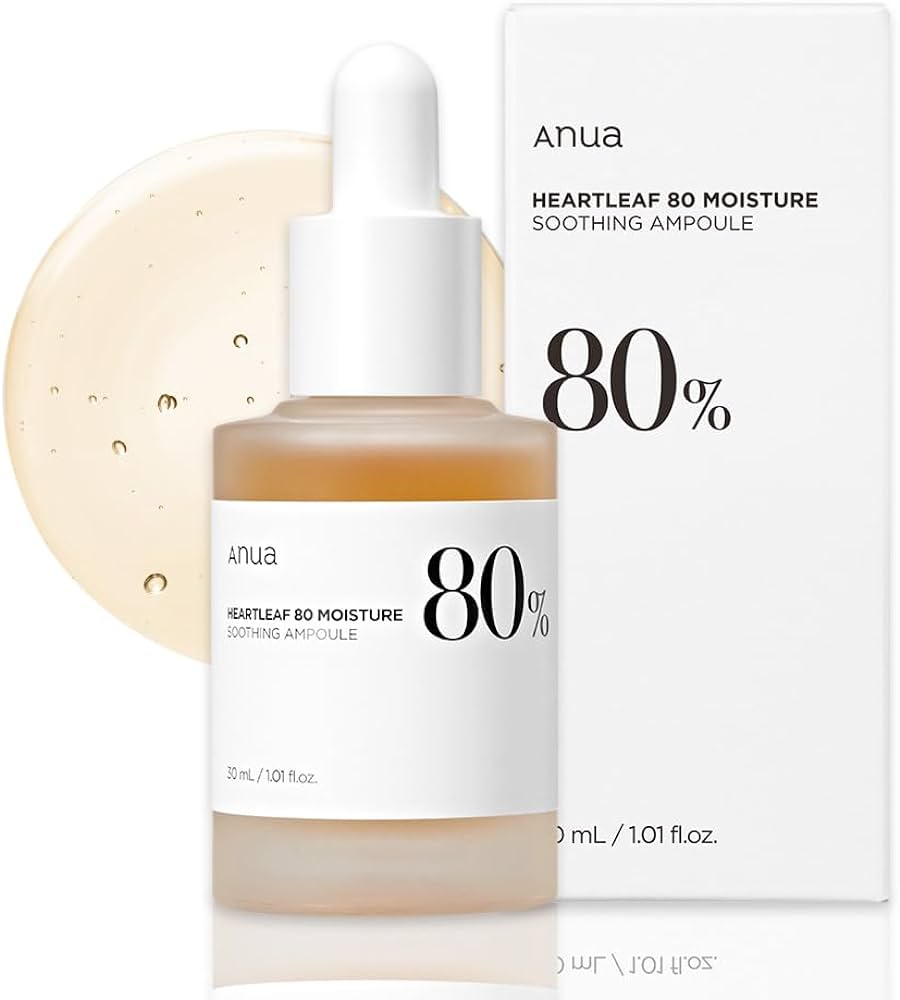 Anua Heartleaf 80% Moisture Soothing Ampoule, 30ml