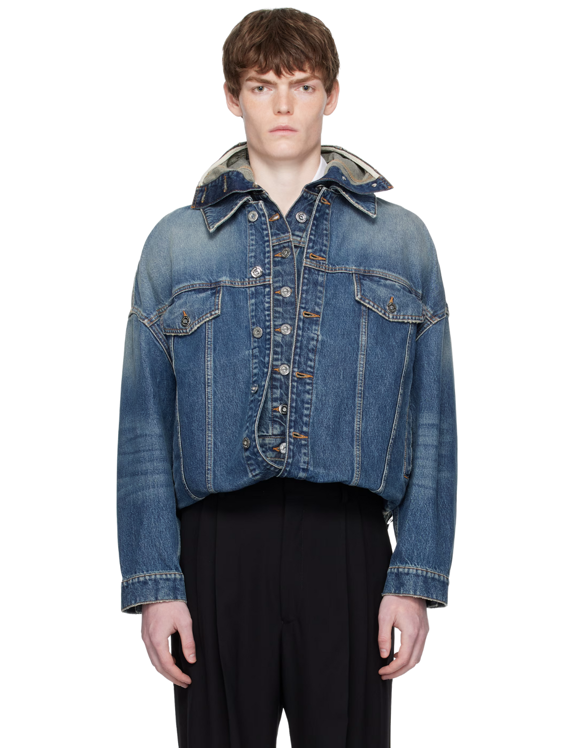 Blue 'The Double' Denim Jacket