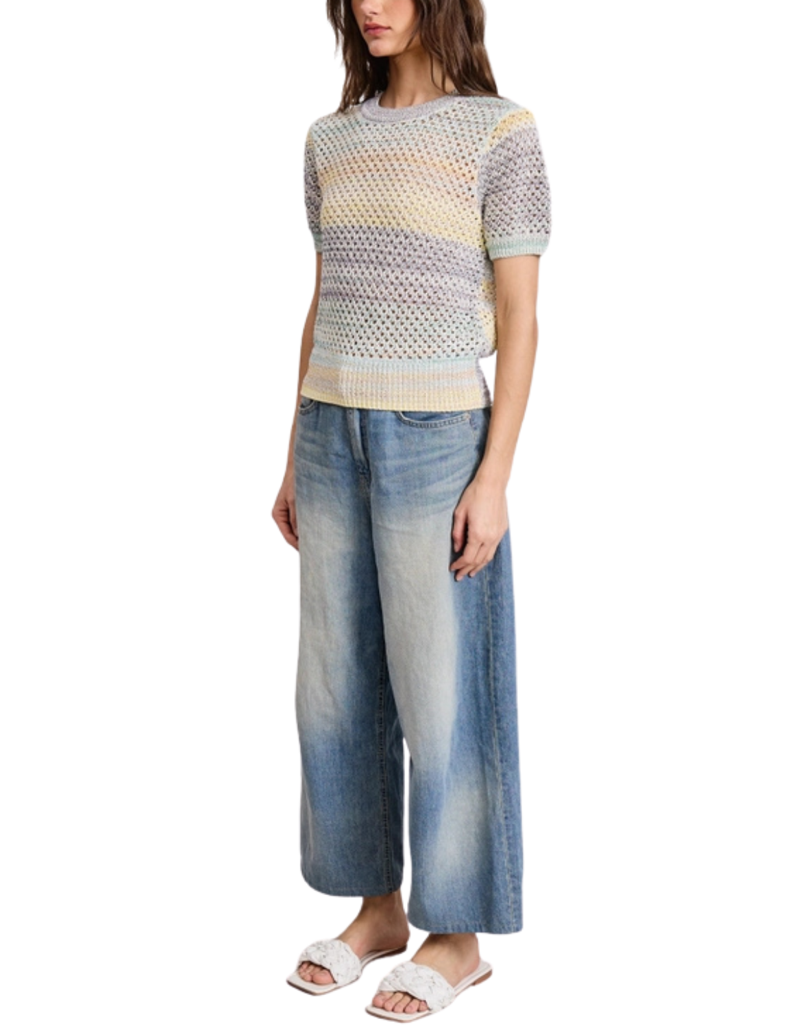 Genesis Muticolored Sweater Top