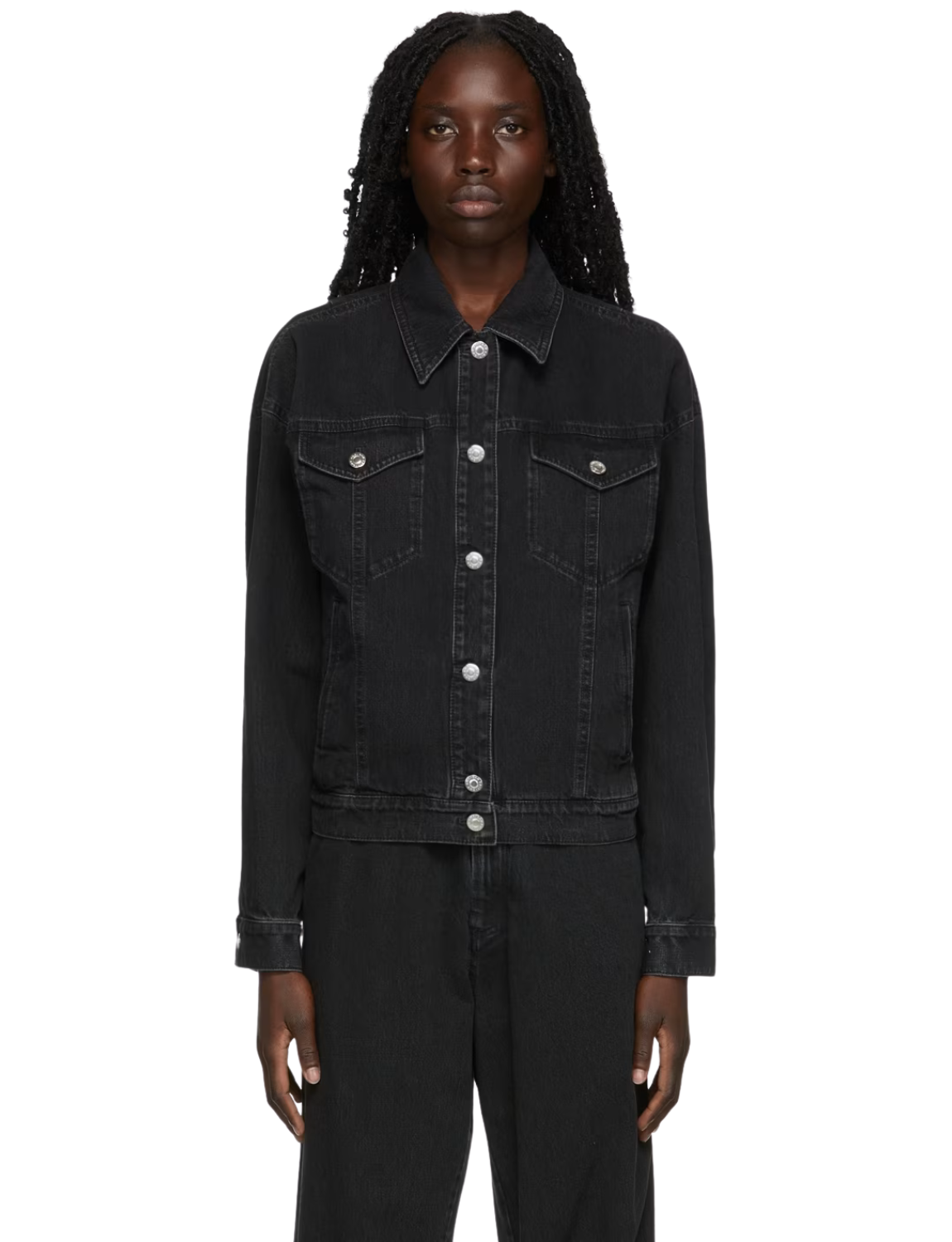 SSENSE Exclusive Black Tailored Denim Jacket