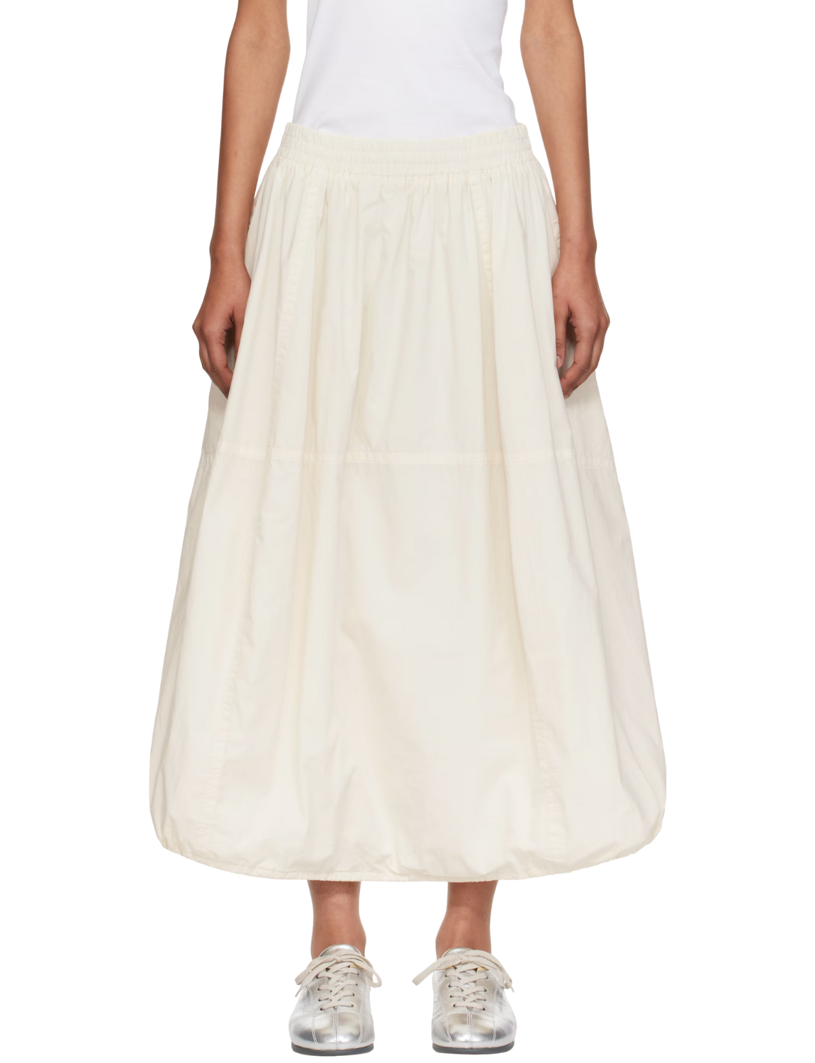Off-White Parachute Midi Skirt
