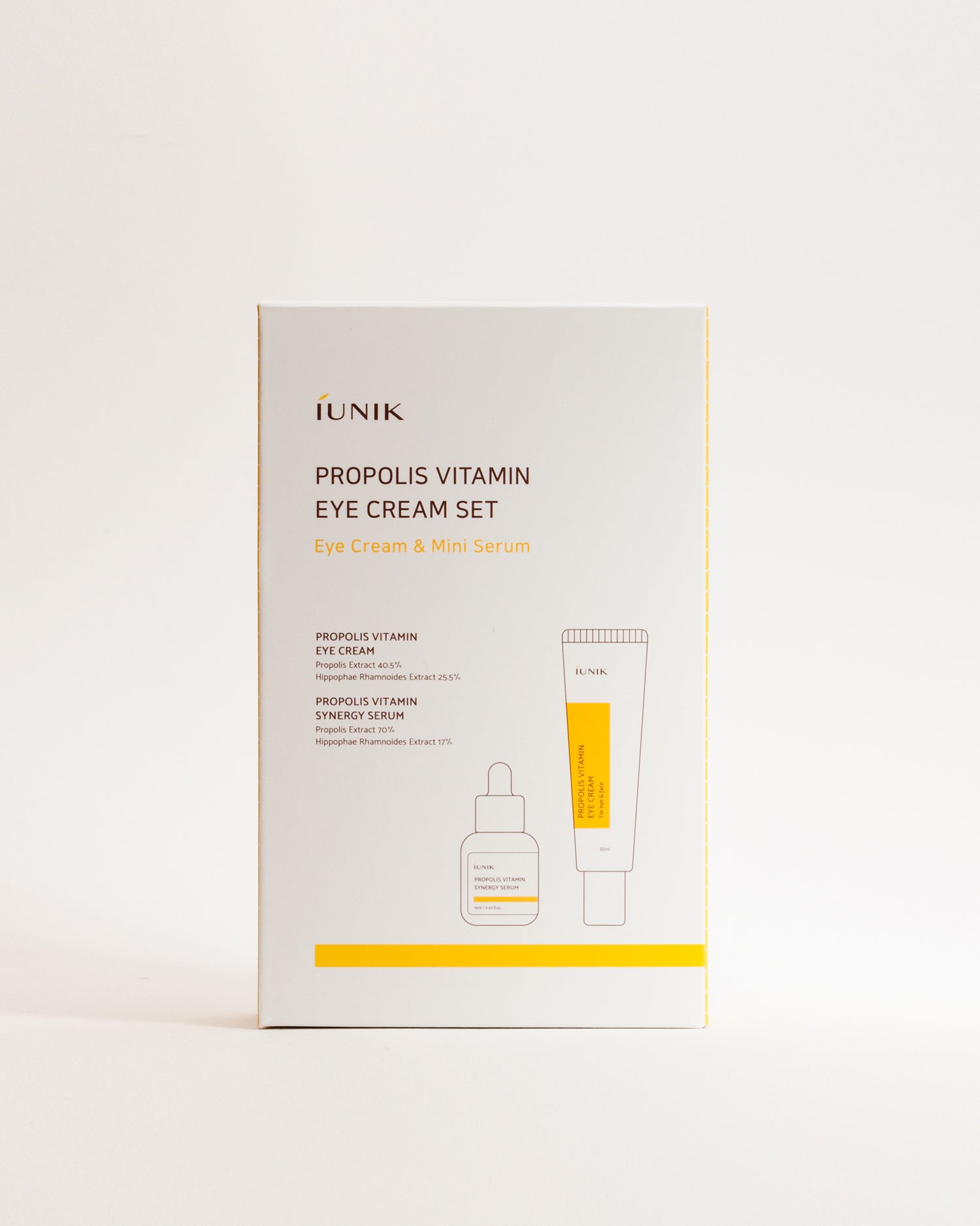 IUNIK Propolis Vitamin Eye Cream & Mini Serum Set