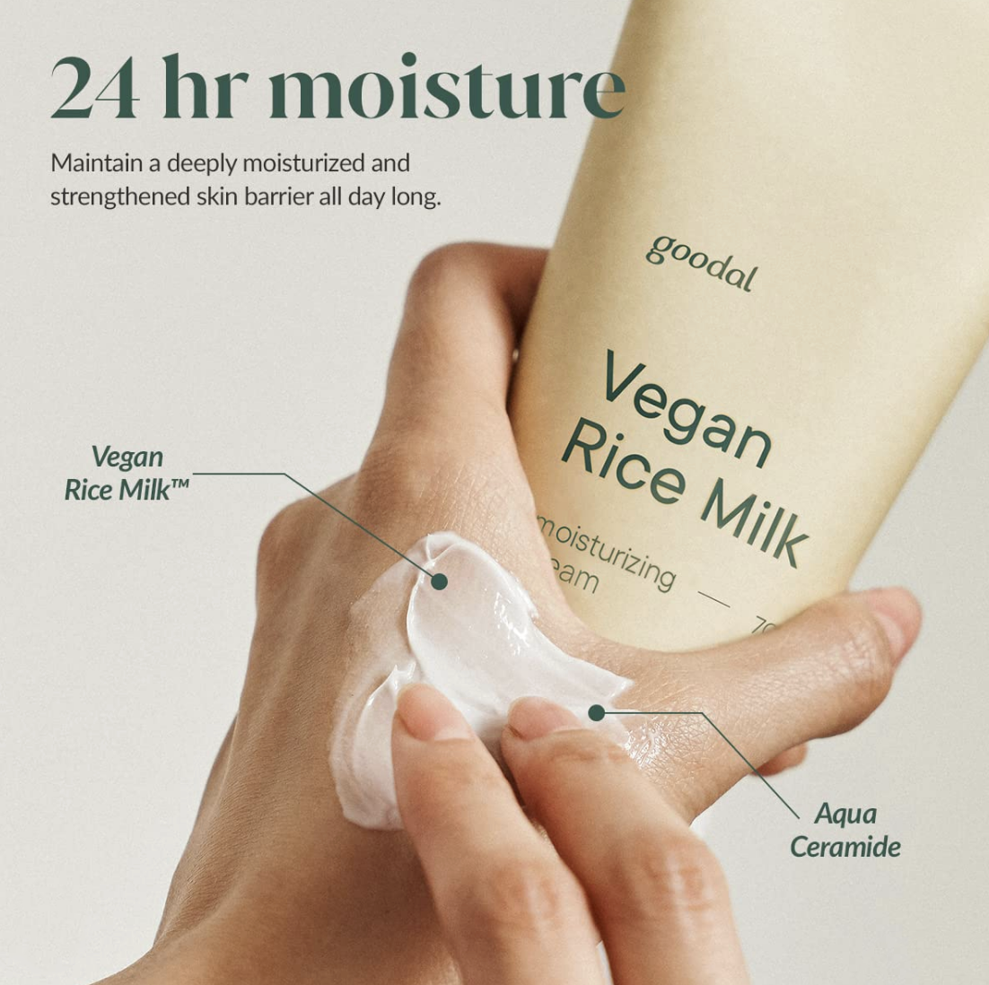 Goodal Vegan Rice Milk Moisturizing Cream