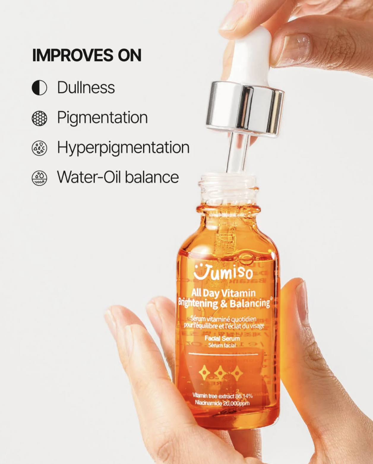 Jumiso All Day Vitamin Brightening & Balancing Facial Serum