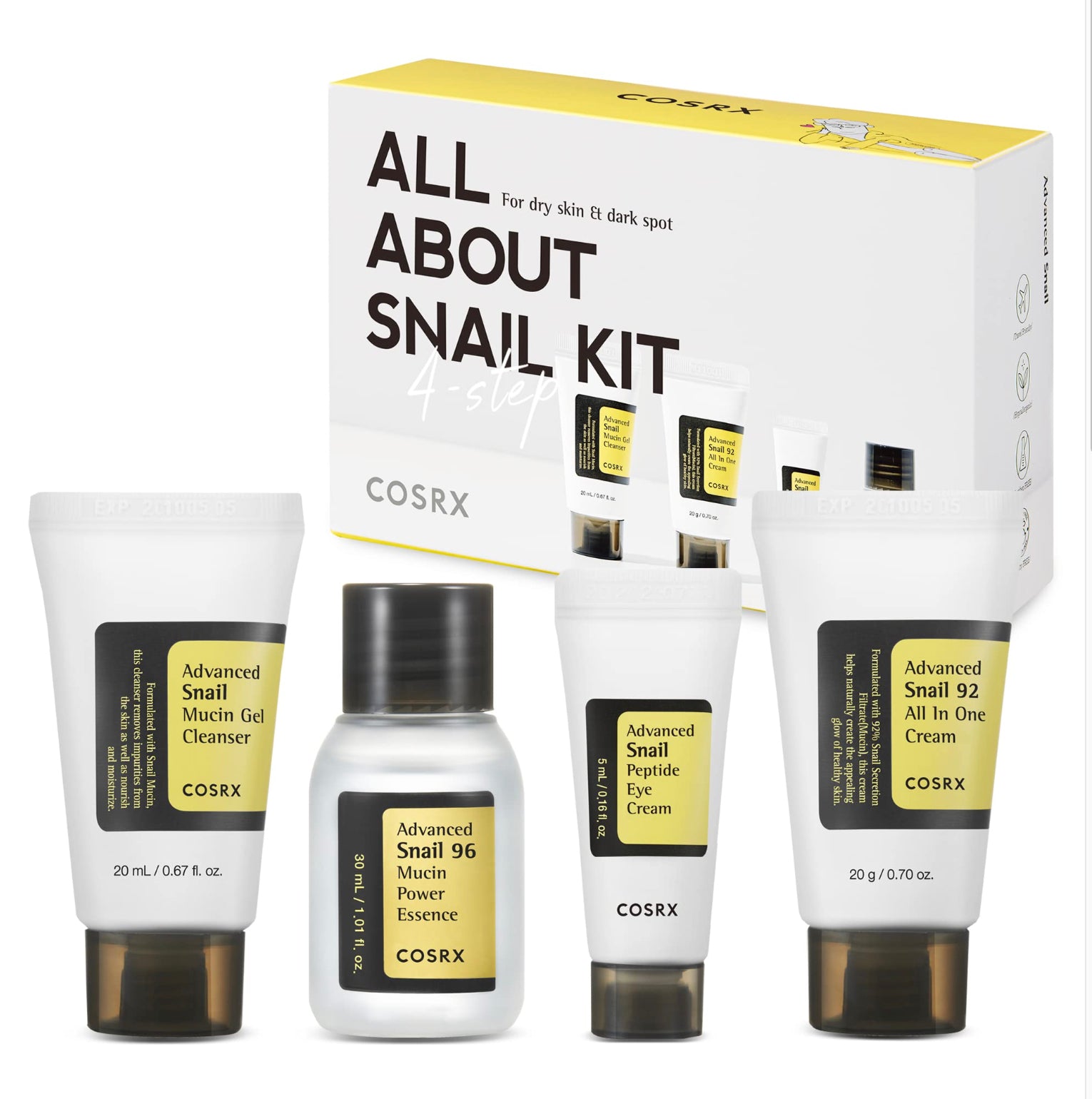 COSRX All About Snail Advanced Kit 4-step