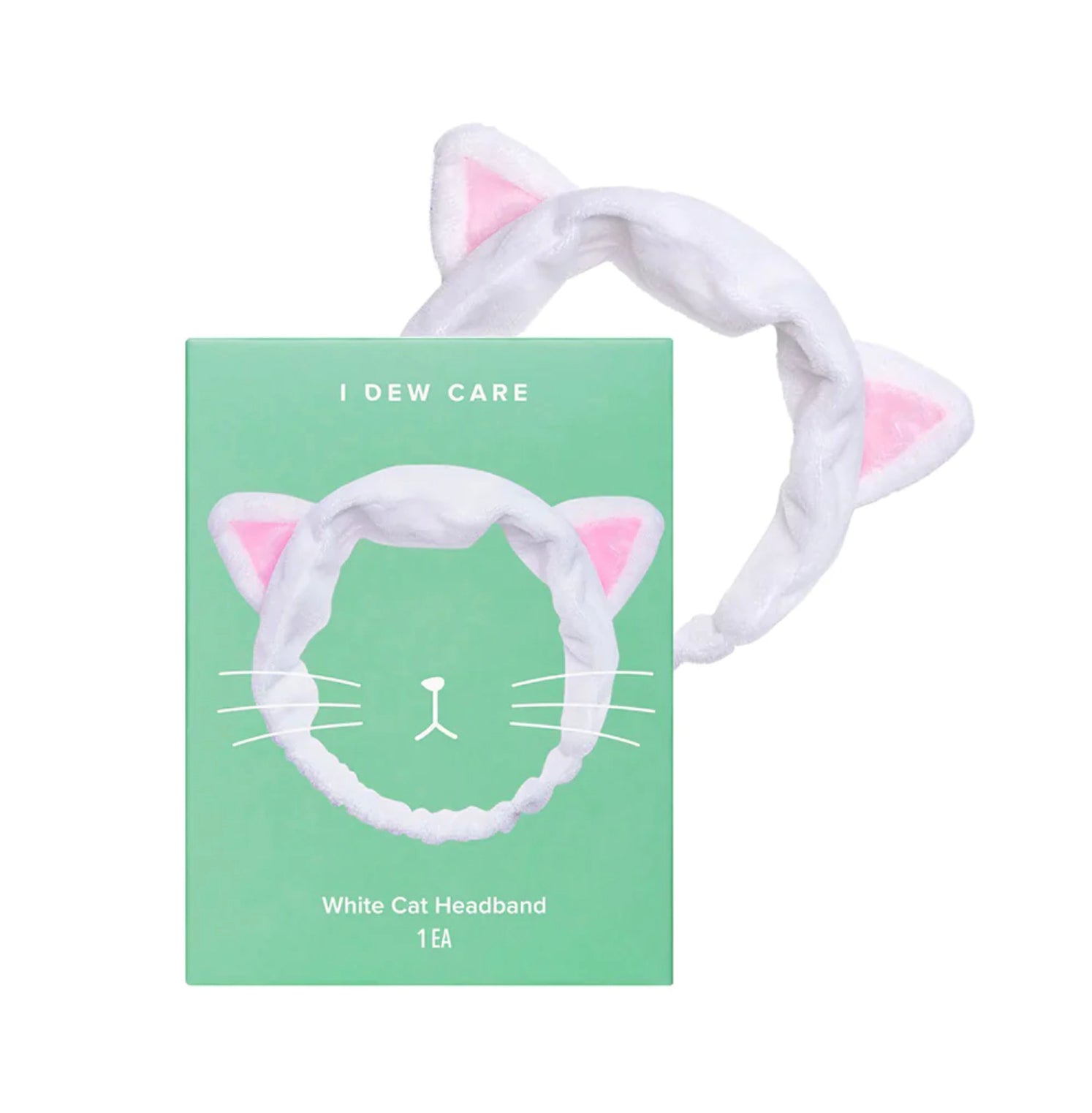 LEADERS Cosmetics Cat Ear Headband (White)