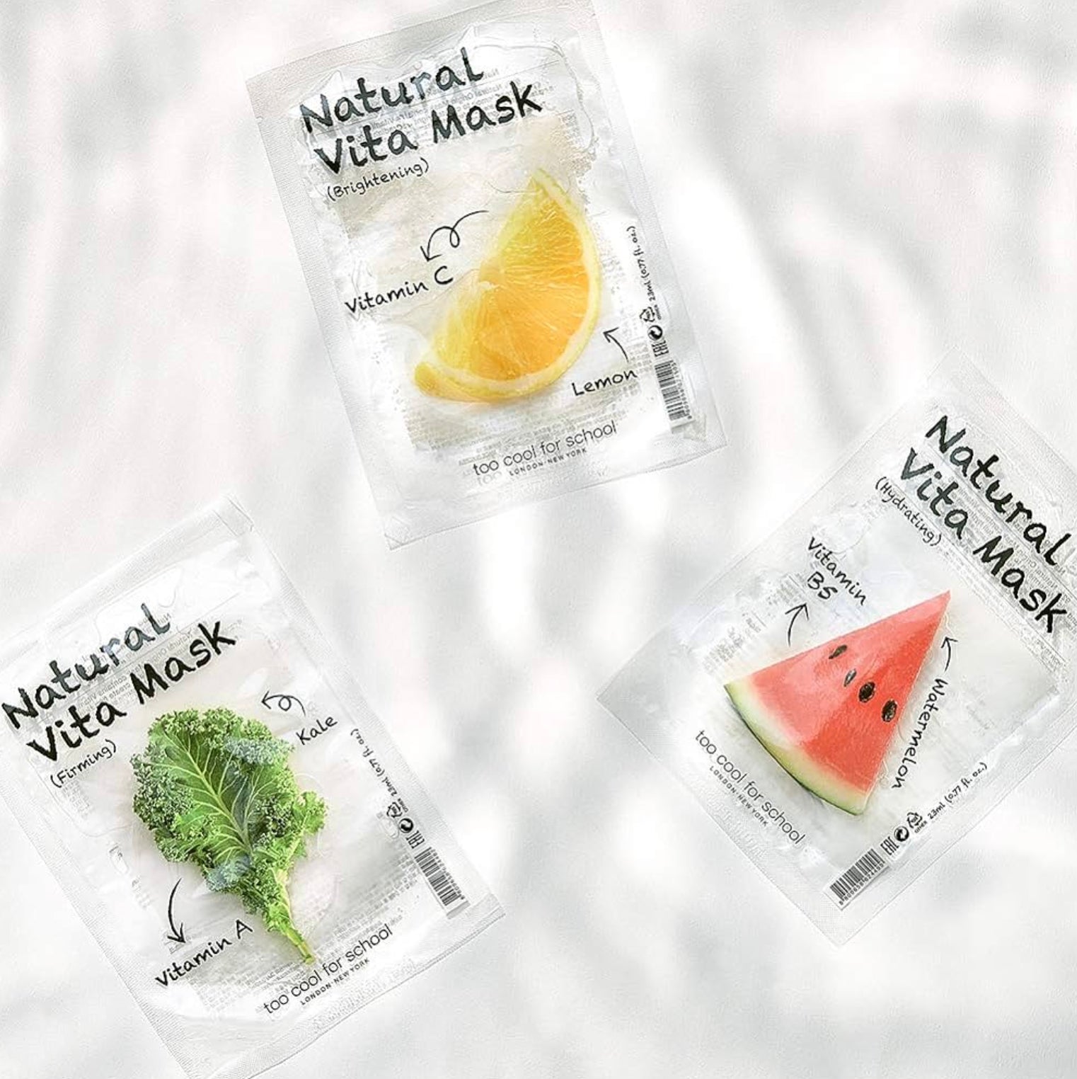 Too Cool For School Natural Vita Mask Hydrating (Watermelon) Sheet